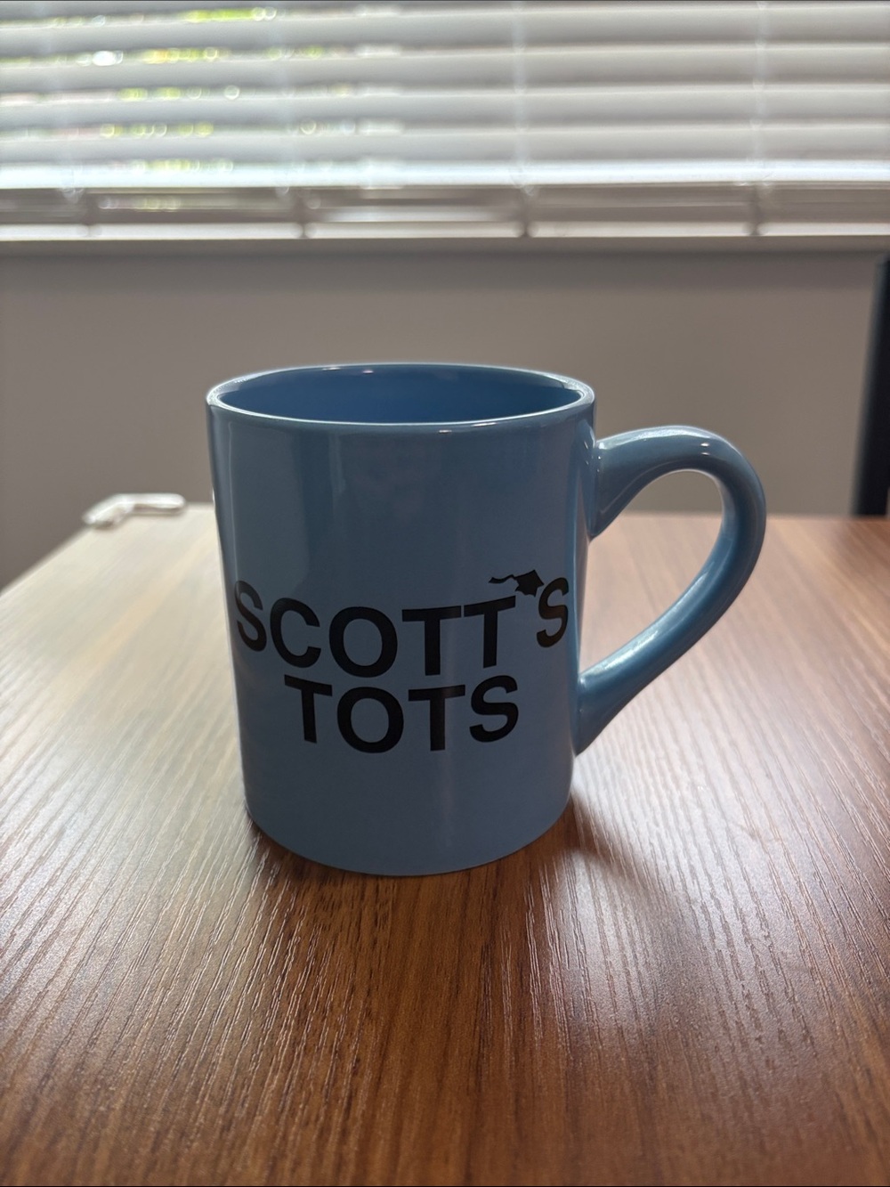Scott's Tots Light Blue Ceramic Mug